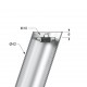 TILTED TUBE SHELF CONNECTOR D.42